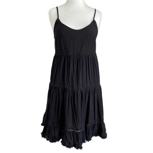 Massimo Black Summer Cami Dress Size XL CoverUp